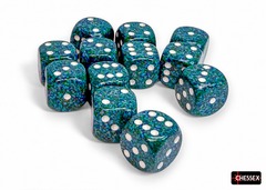 Speckled Sea 16mm d6 Dice Block (12 dice) - CHX25716